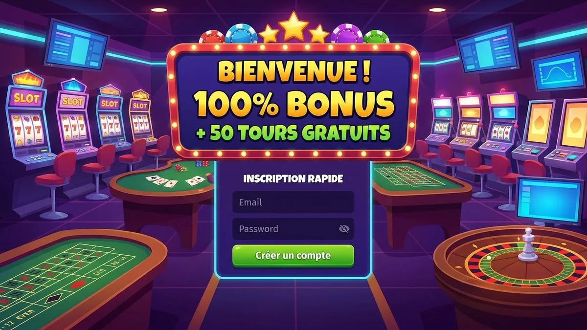 Inscription avec bonus